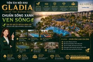 Tiện ích nội khu Gladia Khang Điền – Chuẩn sống xanh ven sông