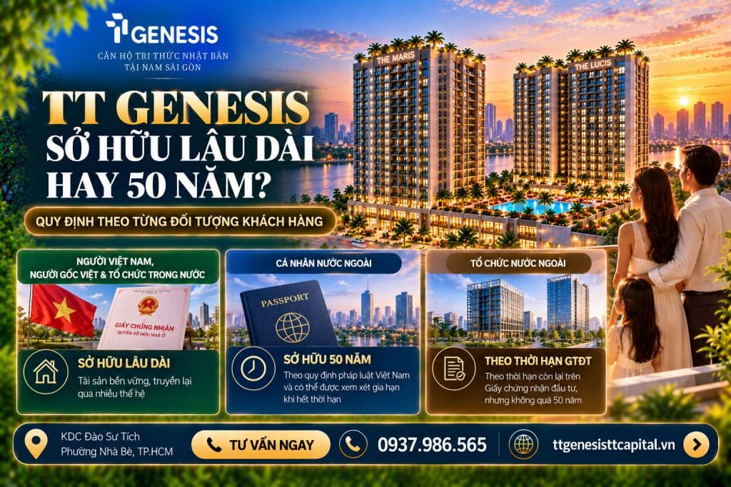 TT Genesis sở hữu lâu dài hay 50 năm?